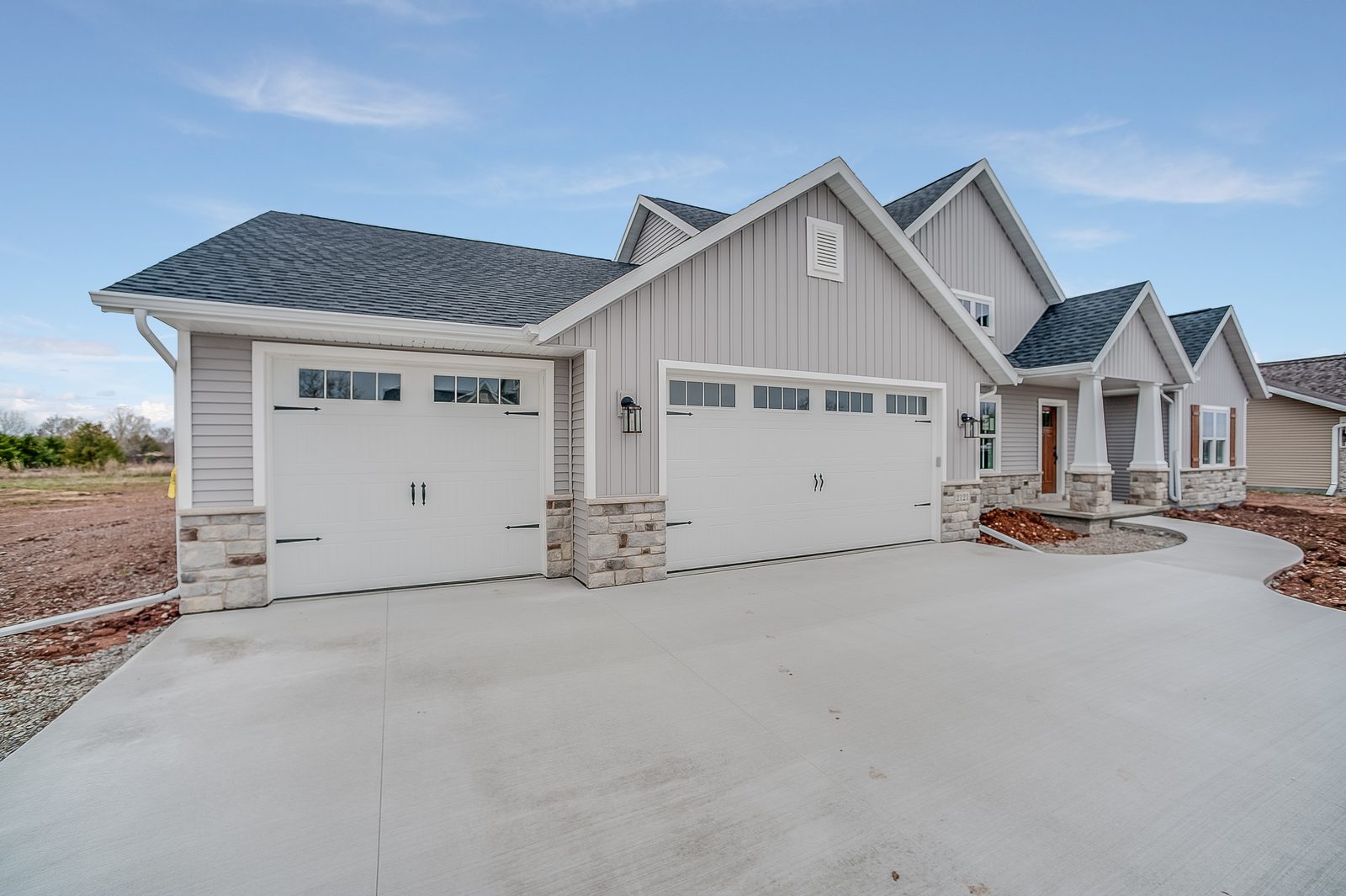 Asphalt driveway