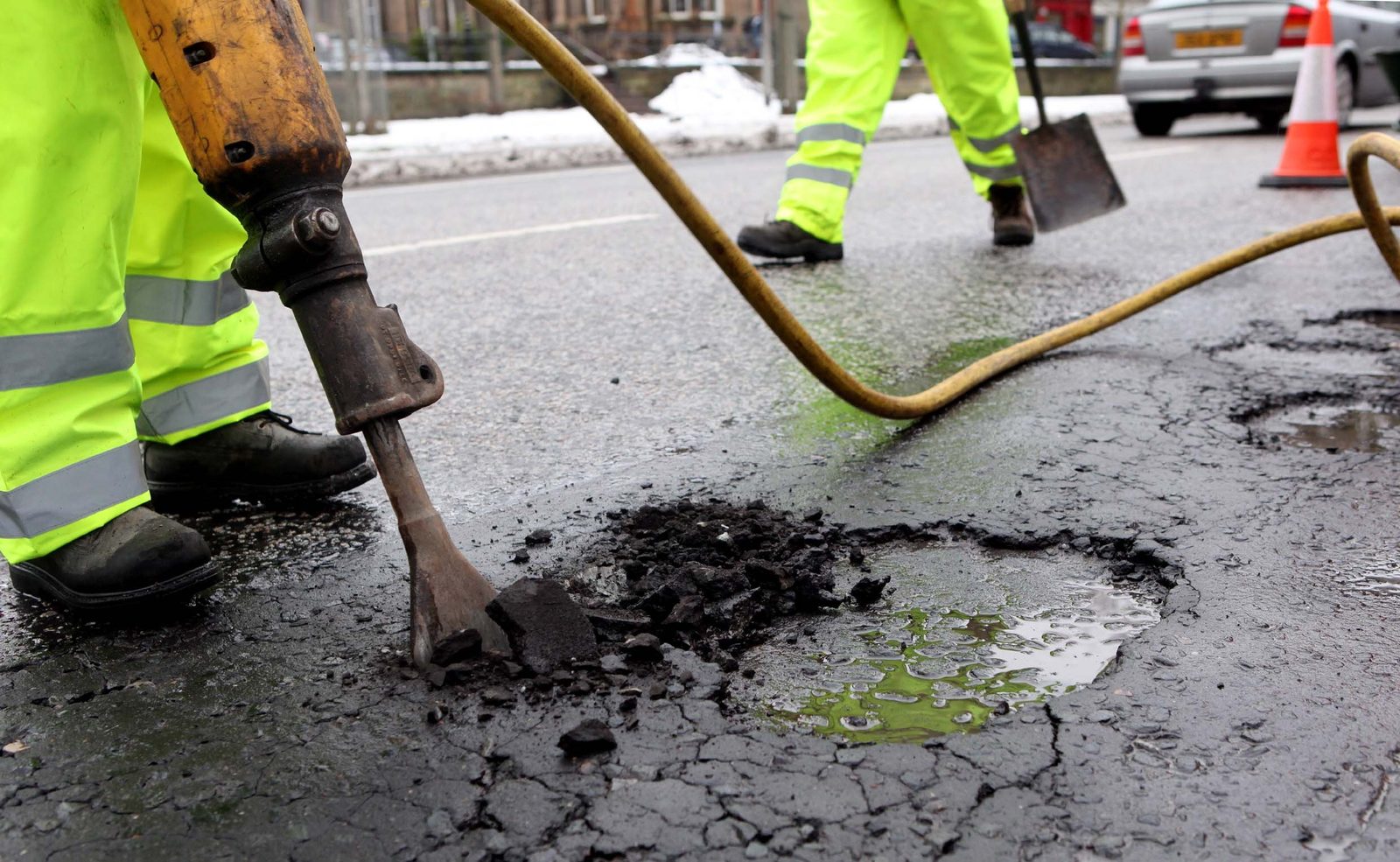 Pothole Repairs by Sand Stone Paving